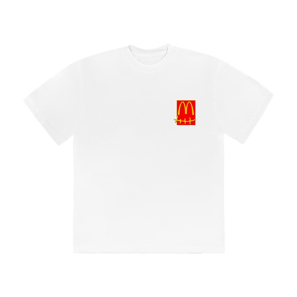 Travis Scott x McDonald's Cactus Jack Action Figure Series T-shirt White Large